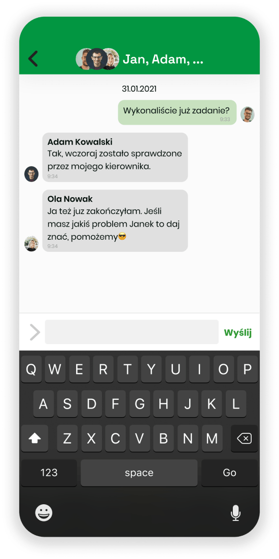 app screen
